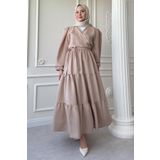 InStyle Modal Cupra Bolero Etekli Bej Takım