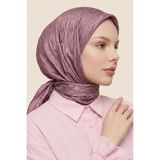 InStyle Oval Desen Ayrobin Jakar Eşarp - Gül Kurusu