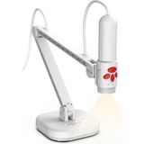 INSWAN El Tipi Belge Tarayıcı, USB Belge Kamerası/Görselleştirici, LED Işık, Otomatik Odaklama