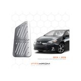 intakrom Toyota Corolla Uyumlu Krom Ayak Dinlendirme Pedalı -2014 - 2019