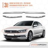 intakrom Volkswagen Passat B8 Krom Far Üzeri Çıta + Ön Panjur - 2015-2019