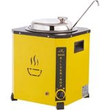 Intch - Silverinox Jumbo Elit Çorba Isıtıcı Kazanı 9 Lt Sarı