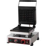 Intch - Silverinox Kare Model Waffle Makinesi Elektrikli