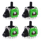 Intec Gaming Replaceable 3D Analog Joystick - Calibration Possible, 360° Control, Contactless Structure, Set of 4 - Compatible With PS4/PS5 Controllers