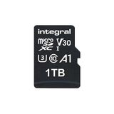 Integral 1 Tb Microsd Kart Premium Yüksek Hızlı 4K Video Bellek Kartı - 100 Mb/S'ye Kadar Okuma Ve 50 Mb/S'ye Kadar Yazma, Uhs-I, U3, Sınıf 10, A1 Uygulama Performansı