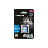 İntegral Integral 128 GB Uhs-Iı Sd Kart V90 300 Mb/s'ye Kadar Okuma ve 280 Mb/s'ye Kadar Yazma Hızı Sdxc Profesyonel Yüksek Hızlı Hafıza Kartı
