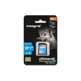 İntegral Integral 256 GB Uhs-Iı Sd Kart V90 300 Mb/s'ye Kadar Okuma ve 280 Mb/s'ye Kadar Yazma Hızı Sdxc Profesyonel Yüksek Hızlı Hafıza Kartı