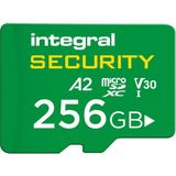 İntegral Integral Entegre 256 GB Yüksek Dayanıklılığa Sahip Microsd Kart, Uhs-I V30 U3 A2, Cctv, Araç Kameraları, Ev Güvenliği, Bebek Monitörleri ve Vücut Kameraları Için 4k, 47 Saate Kadar Üzerine Yazma ve 48