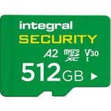 İntegral Integral Entegre 512 GB Yüksek Dayanıklılığa Sahip Microsd Kart, Uhs-I V30 U3 A2, Cctv, Araç Kameraları, Ev Güvenliği, Bebek Monitörleri ve Vücut Kameraları Için 4k, 95 Saate Kadar Üzerine Yazma ve 97