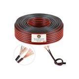 inteknoloji Hoparlör Kablosu Kordon 2x0.75 Zayıf Akım Led Kablosu Siyah 50 Metre