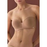 Intense 1700 Lotus Push Up Straplez Sütyen - Latte