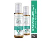 İntense Keratin Hızlı Saç Uzatma Yağı 100 ml X 2 Dökülme Karşıtı Saç Bakım Kompleksi Hair Growt Complex Oil