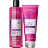 Intense Keratin Yoğun Hasar Onarıcı Saç Bakım Şampuan ve Krem 2'li Set-Vegan