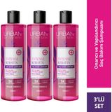 Intense Keratin Yoğun Hasar Onarıcı Saç Bakım ŞAMPUANI-350ML-VEGAN X3