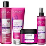 Intense & Keratin Yoğun Hasar Onarıcı Şampuan Krem Maske Sıvı Krem Saç Bakım Seti 4'lü-Vega