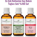 Intense Natural En Çok Kullanılan Saç Bakım Yağları Seti Saf No:1 - Hint Yağı, Çam Terebentin Yağı, Tatlı Badem Yağı