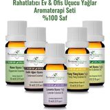 Intense Natural Rahatlatıcı Ev ve Ofis Aromaterapi Uçucu Yağlar Seti %100 Saf ve Doğal Buhurdanlık Yağı No:1 - 50 ml