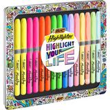 Intensity Highlighter Fosforlu Kalem Koleksiyon Kutusu, Karışık ve Pastel Renkler, 15'li Metal Hediye Kutusu