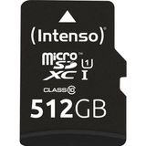 Intenso 3423493 UHS-I 512GB Micro SD Kart Hafıza Kartı Adaptörü ile Yüksek Hız ve Uyumlu Kullanım