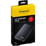 Intenso 6023580 2 TB 2.5 inç USB 3.0 Siyah Taşınabilir Disk ve Deri Taşıma Kılıfı