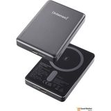 Intenso MW10000 Magsafe Power Bank 10.000 Mah 20W Pd 3.0 15W Kablosuz Şarj Qi Wireless Manyetik Powerbank Gri