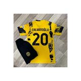İnter 2024/25 Yeni Sezon Hakan Çalhanoğlu Alternatif Çocuk Forması 2'Li Set (Yellow)