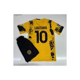 İnter 2024/25 Yeni Sezon Lautaro Martinez Alternatif Çocuk Forması 2'Li Set (Yellow)