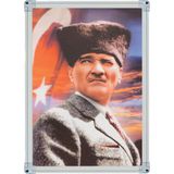 İnter 35x50 Atatürk Portresi Alüminyum Çerçeveli INT-824-3