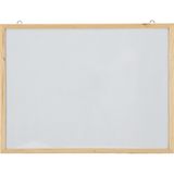 İnter 60X90 Yazı Tahtası D.M Ahşap Çerçeve 385 Ekonomik Kullanışlı Doğal Renk