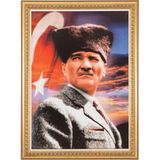 İnter İNT-029 50x70 cm Varaklı Atatürk Portresi
