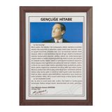 İnter INT-826 35X50 cm Alüminyum Çerçeve Duvara Monte Gençliğe Hitabe