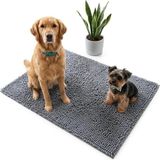 İnter Sunny Süper Emici Mikrofiber Köpek Kapı Paspası, Yıkanabilir Şönil Evcil Hayvan Halısı, Hızlı Kuruyan Giriş Paspası, Makinede Yıkanabilir, 60X40 cm