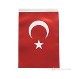 İnter Türk Bayrağı 50x75 cm Kırmızı Renkli 1 Adet Yüksek Kalite Polyester Malzeme - 50 x 75 cm