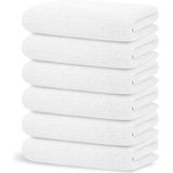INTER Z 6'lı Set Beyaz Pamuk Otel Banyo Havlusu 70 x 140 cm , Otel Havlusu - 70 x 140 cm