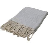 INTER Z Peştemal Banyo ve Plaj Havlusu , %100 Pamuk , Xxl 100X180CM - 100 x 180 cm - Açık Gri