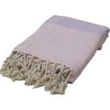 INTER Z Peştemal Banyo ve Plaj Havlusu , Pamuk , Xxl 100X180CM - 100 x 180 cm - Pembe - Krem - Lila