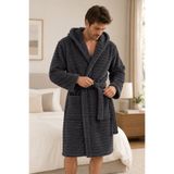 INTER Z Welsoft Cloud Soft Peluş Kapüşonlu Unisex Sabahlık