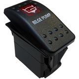 INTERCOM SİNTİNE POMPA IŞIKLI 3P ON-OFF 12-24V MARIN SWITCH (IC-134M-S8)