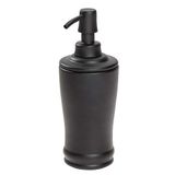 InterDesign Olivia Metal Uzun Sıvı Sabunluk, 236ml Kapasiteli, Mat Siyah, Banyo ve Mutfak için