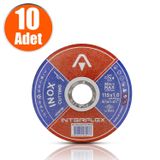 İnterflex İnox Metal Kesici Taş Disk 115x1.0x22.23 Mm (10 Adet)