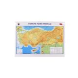 Interflex Inter 70x100 Türkiye Fiziki-siyasi Haritası (çift Taraflı Çıtalı) Int-820