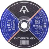 Interflex İNTERFLEX180X3,0X22,23MM Kesme Taşı 1 Adet - Gri