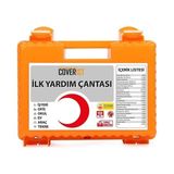 İnterform Interform Ilk Yardım Çantası - Plastik Duvara Monte Edilebilir - Ecza Dolabı Acil Müdahale Seti - Turuncu