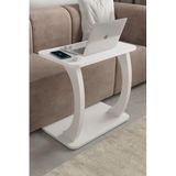 interGO, C Ayaklı Laptop Sehpası, Koltuk Sehpası, Kahvaltı Masası, Çalışma Sehpası, Beyaz, LP3