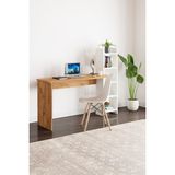 İntergo Kitaplıklı Fonksiyonel Çalışma Masası - Masa Genişlik: 120 cm – Derinlik: 45 cm Masa Yerden Yüksek: 73,8 cm Kitaplık Raf Ölçüleri: 30 cm x 22 cm Kitaplık Yerden Yükseklik: 120 cm - Atlantik Çam - Beyaz