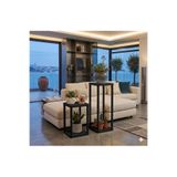 interhomestyle SAKURA İkili Çiçeklik Saksılık Siyah