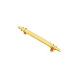 İNTERİO Rustik Kulp Modelleri 32cm Lüks Modern Mutfak Dolap Çekmece Mobilya Kulbu 320mm Altın