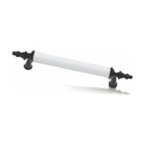 Interio Rustik Kulp Modelleri Lüks Modern Mutfak Dolap Çekmece Mobilya Kulbu 256MM Beyaz Siyah - 256 mm