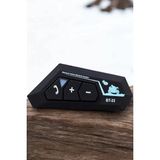 Interkom Intercom Kask Kulaklık BT22 Bluetooth Motosiklet Kulaklık 5.0 Bluetooth Midastech - Çok Renkli