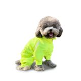 Interlaken Fonksiyonel Fermuarli Tulum Rüzgarlik Yagmurluk Köpek Kiyafeti NEON YESIL RENK L BEDEN